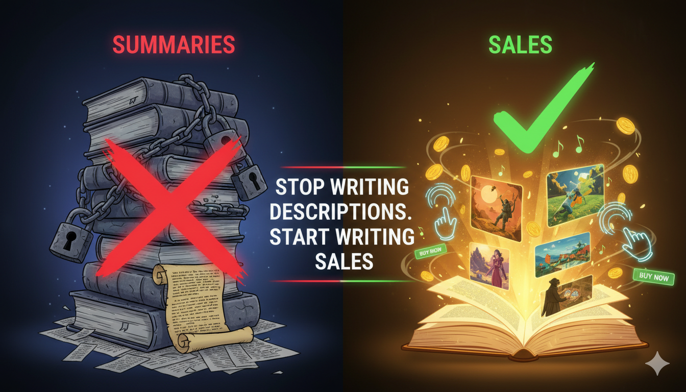 How to Write a Book Description That Converts Browsers to Buyers